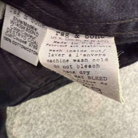 Rag & Bone x Playstation Trucker Jacket Adult XS Black Denim Embroidered Rare - Picture 14 of 14